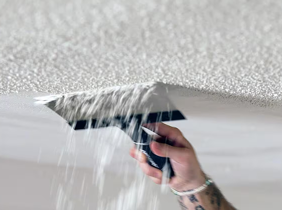 Clearview Ontario popcorn ceiling removal and what to expect